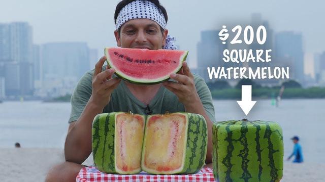 2023年日本方西瓜开卖，不能吃只观赏还卖500块，凭啥这么贵？