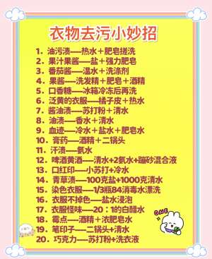 我试了100种去污方法妙招方法，这种最有效