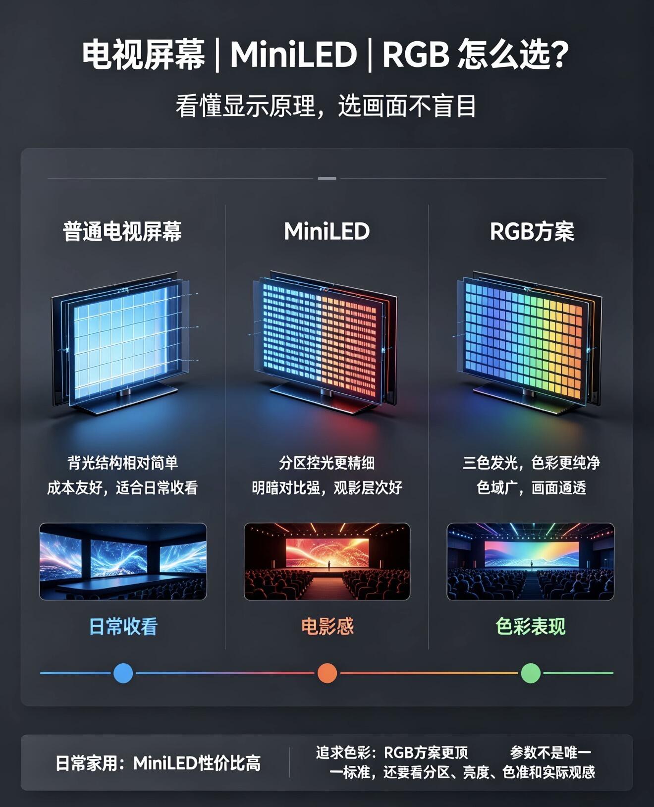 MiniLED参数对比对比横评，谁才是真正的王者？