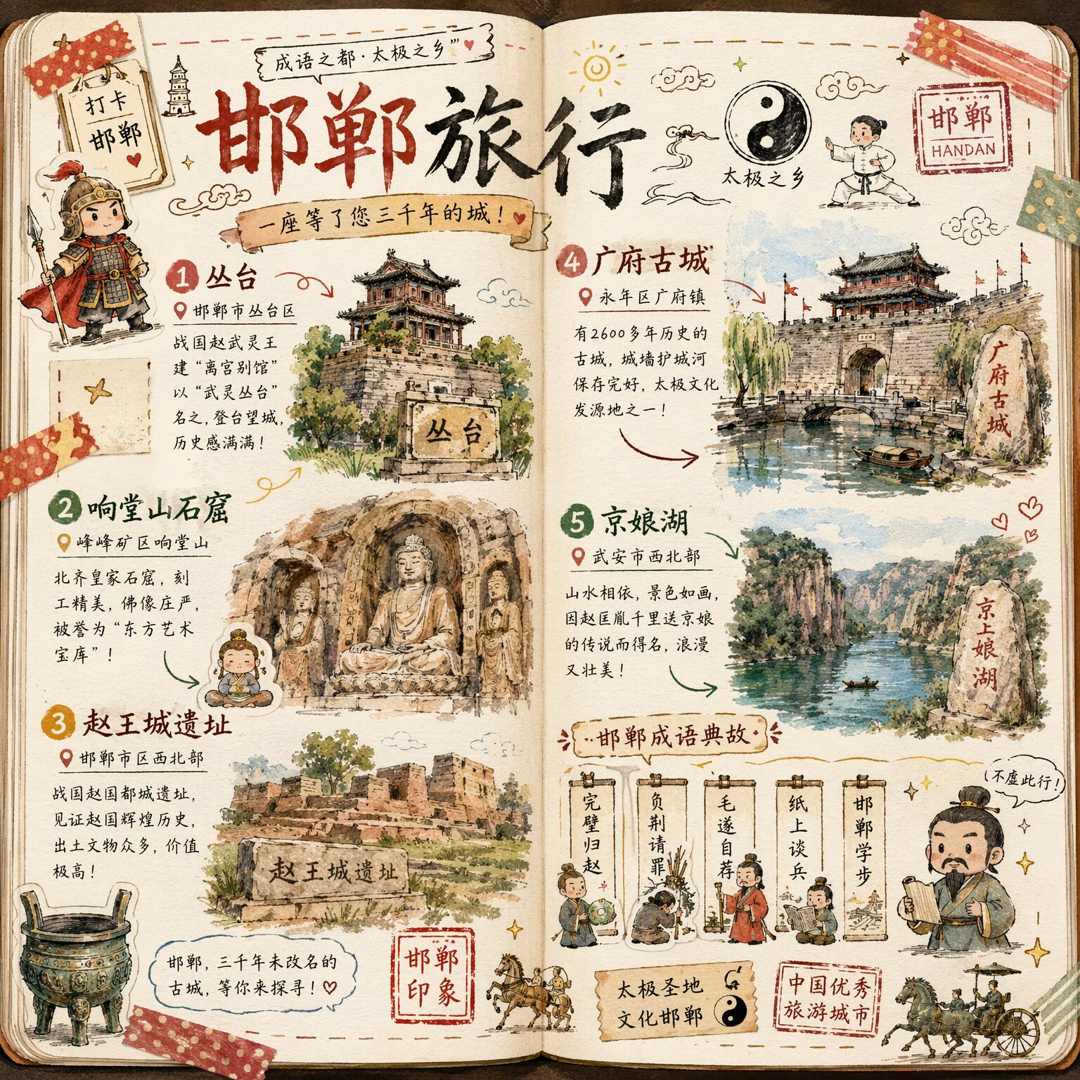 藏在邯郸的赵国历史流程宝藏地